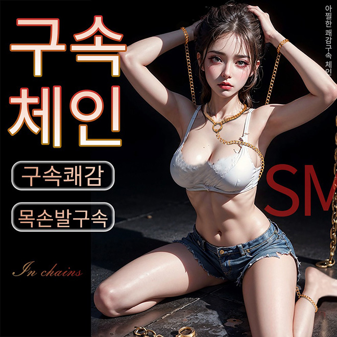 SM B17 수족갑 목줄 체인구속 풀세트 수갑 발목 목줄 체인 결박